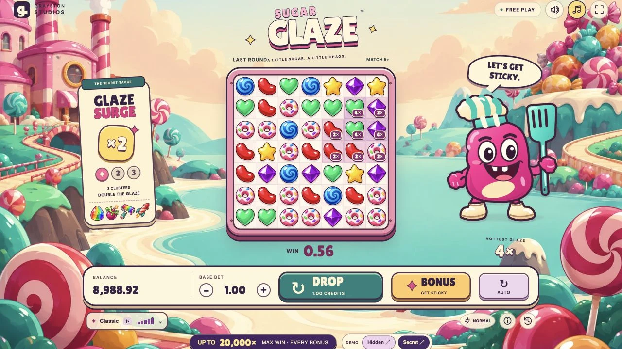 Sugar Glaze product interface